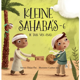 Boekomslag van Kleine Sahaba’s Deel 6 met kinderen in een woestijnsetting